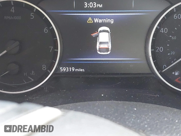 2018 Nissan Maxima SV with VIN 1N4AA6AP5JC405437, listed as a IAAI auction lot 41180470 with 59,319 mi miles and . Bid and sale history available at DreamBid. Image 15.
