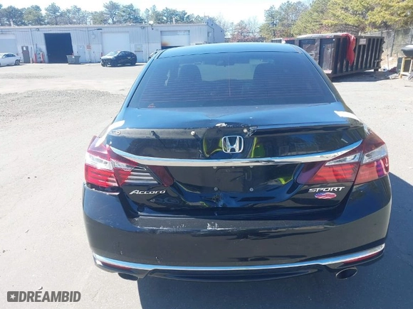 2016 Honda Accord Sedan Sport with VIN 1HGCR2F58GA129935, listed as a IAAI auction lot 41752014 with NaN miles. Bid and sale history available at carsss.com. Image 16.
