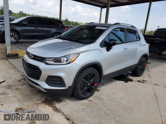 2020 Chevrolet Trax LT z VIN KL7CJLSB4LB322740, wystawiony jako Copart lot #52455315 z przebiegiem 62 462 mil mil oraz Szkoda całkowita • Salvage title. Historia ofert i sprzedaży dostępna na DreamBid. Obrazek 1.