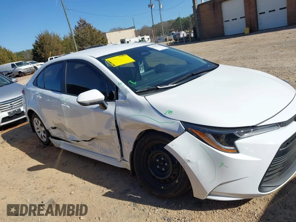 2025 Toyota Corolla LE with VIN 5YFB4MDE9SP238576, listed as a IAAI auction lot 41780180 with 4,366 mi miles. Bid and sale history available at carsss.com. Image 13.