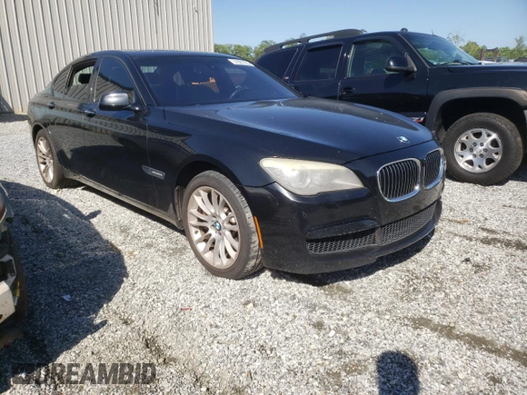 2012 BMW 7 Series 750i with VIN WBAKA8C59CDX01027, listed as a Copart auction lot 57881955 with 171,992 mi miles and Clean title. Bid and sale history available at DreamBid. Image 4.