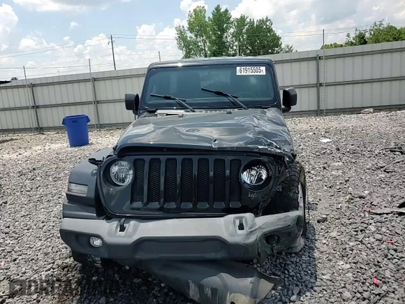 2018 Jeep Wrangler Unlimited Sport with VIN 1C4HJXDG9JW302367, listed as a Copart auction lot 61915505 with 103,952 mi miles and Non repairable. Bid and sale history available at DreamBid. Image 13.