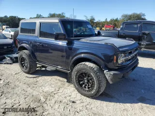 2021 Ford Bronco with VIN 1FMDE5AH1MLA74063, listed as a Copart auction lot 42018965 with 66,760 mi miles and Non Repairable. Bid and sale history available at carsss.com. Image 4.