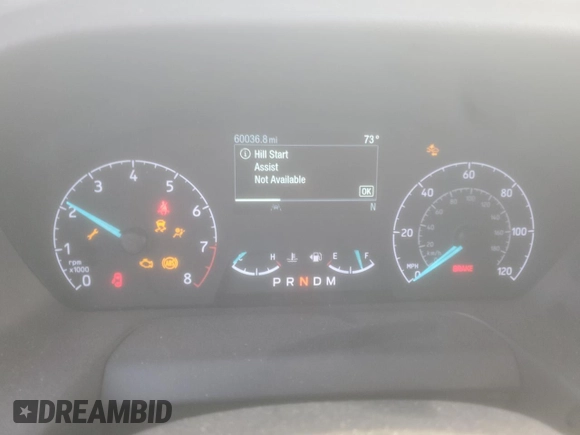2020 Ford Transit Cargo with VIN 1FTBR3X83LKB79347, listed as a Copart auction lot 50538754 with 60,036 mi miles and Salvage Title. Bid and sale history available at DreamBid. Image 9.