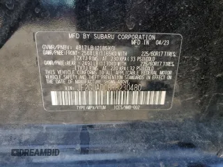 2024 Subaru Crosstrek Premium z VIN JF2GUADC8R8230480, wystawiony jako Copart lot #55782315 z przebiegiem 10 766 mil mil oraz Szkoda całkowita • Salvage title. Historia ofert i sprzedaży dostępna na DreamBid. Obrazek 12.