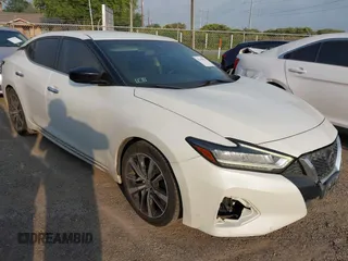 2019 Nissan Maxima SV with VIN 1N4AA6AV7KC365653, listed as a IAAI auction lot 42139611 with 79,510 mi miles and . Bid and sale history available at DreamBid. Image 1.