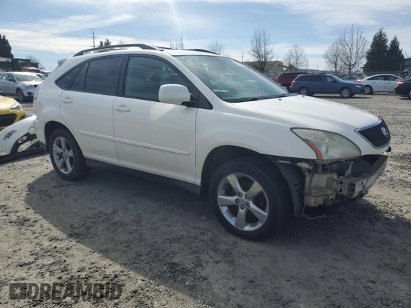 2007 Lexus RX 350 with VIN 2T2GK31U07C017906, listed as a Copart auction lot 49162055 with 122,219 mi miles and Salvage Title. Bid and sale history available at DreamBid. Image 4.