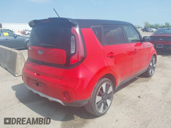 2018 Kia Soul + with VIN KNDJP3A50J7541022, listed as a IAAI auction lot 41918871 with 109,126 mi miles. Bid and sale history available at carsss.com. Image 4.