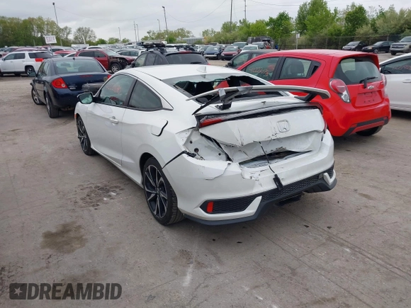 2018 Honda Civic Si z VIN 2HGFC3A59JH756468, wystawiony jako IAAI lot #42220690 z przebiegiem 80 526 mil mil oraz . Historia ofert i sprzedaży dostępna na DreamBid. Obrazek 3.