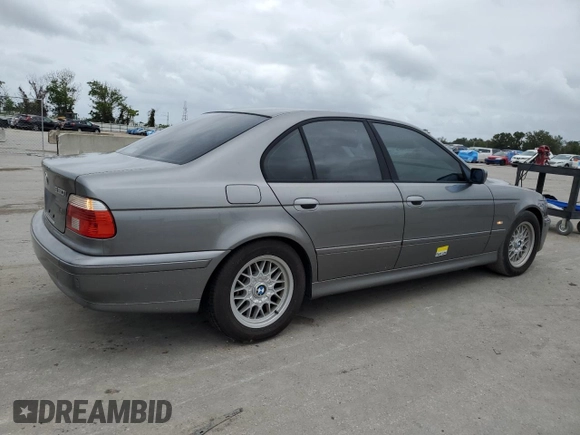 2003 BMW 5 Series 530iA with VIN WBADT63493CK45583, listed as a Copart auction lot 79514054 with 103,882 mi miles and Salvage Title. Bid and sale history available at carsss.com. Image 3.
