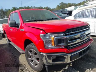 2018 Ford F-150 XL z VIN 1FTEX1CP0JKG11927, wystawiony jako IAAI lot #41908682 z przebiegiem 153 324 mil mil oraz . Historia ofert i sprzedaży dostępna na DreamBid. Obrazek 1.