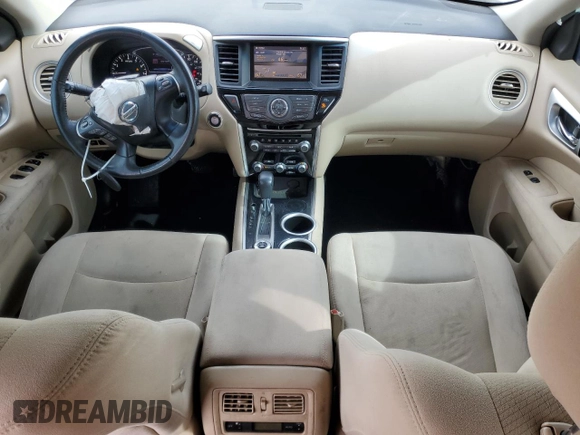 2016 Nissan Pathfinder S with VIN 5N1AR2MM4GC622205, listed as a Copart auction lot 50971095 with 114,351 mi miles and Salvage title. Bid and sale history available at DreamBid. Image 8.