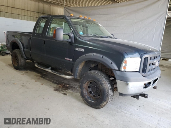 2007 Ford F-250 XL with VIN 1FTSX21P57EA29325, listed as a Copart auction lot 56351275 with 168,834 mi miles and Salvage title. Bid and sale history available at DreamBid. Image 4.