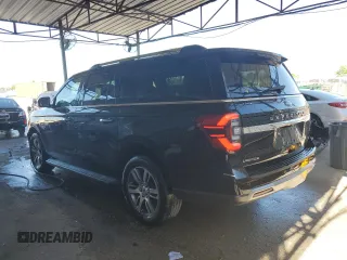 2023 Ford Expedition Max Limited with VIN 1FMJK1K82PEA12389, listed as a Copart auction lot 50215915 with 57,011 mi miles and Clean title. Bid and sale history available at DreamBid. Image 2.