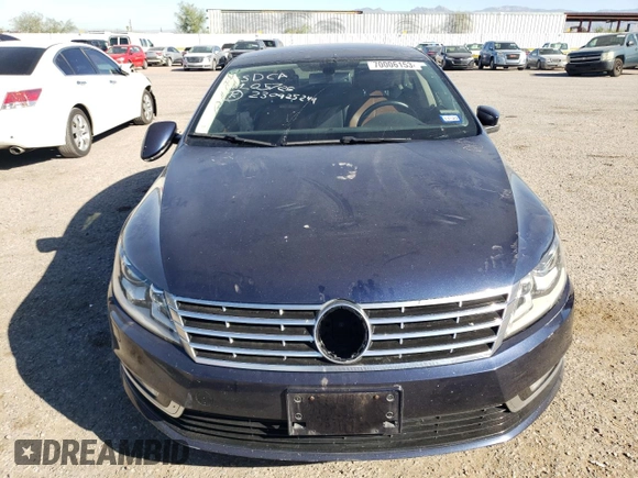 2015 Volkswagen CC Lux with VIN WVWRP7AN1FE827300, listed as a Copart auction lot 70006153 with 109,628 mi miles. Bid and sale history available at carsss.com. Image 5.