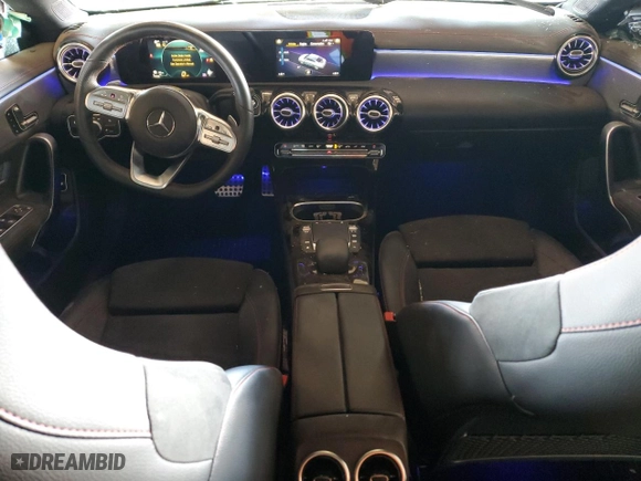 2021 Mercedes-Benz CLA with VIN W1K5J4GB9MN154285, listed as a Copart auction lot 42615415 with 46,752 mi miles and Salvage Title. Bid and sale history available at carsss.com. Image 8.