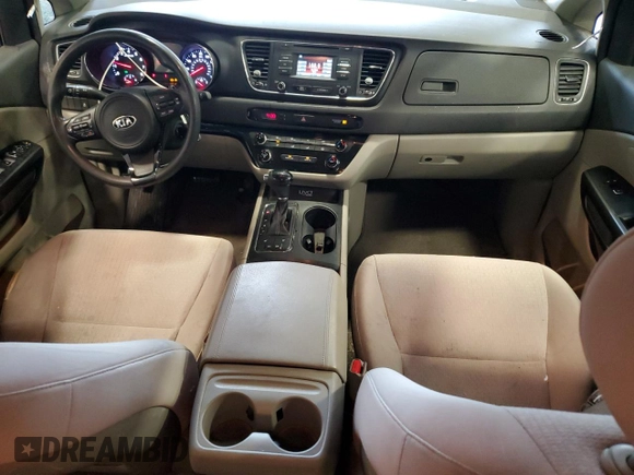 2016 Kia Sedona LX with VIN KNDMB5C17G6165581, listed as a Copart auction lot 53737215 with 160,030 mi miles and Non Repairable. Bid and sale history available at carsss.com. Image 8.