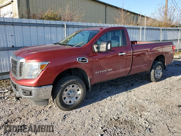 2017 Nissan Titan with VIN 1N6BA1R97HN520169, listed as a Copart auction lot 82783774 with 203,684 mi miles and Salvage title. Bid and sale history available at DreamBid. Image 1.