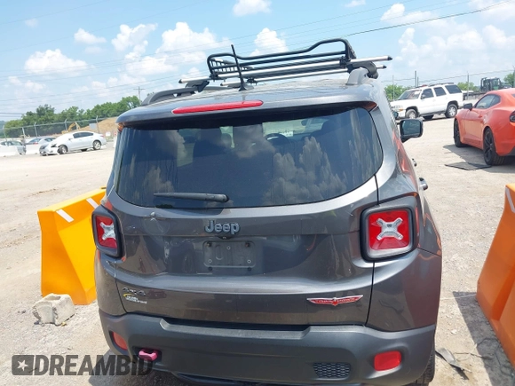 2017 Jeep Renegade Trailhawk with VIN ZACCJBCB7HPG42238, listed as a IAAI auction lot 42562113 with 105,045 mi miles and . Bid and sale history available at DreamBid. Image 16.