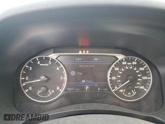 2019 Nissan Altima SL with VIN 1N4BL4EW1KN307631, listed as a Copart auction lot 49911185 with 78,047 mi miles and Salvage Title. Bid and sale history available at carsss.com. Image 9.