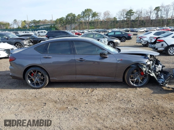2023 Acura TLX Type S with VIN 19UUB7F95PA001368, listed as a IAAI auction lot 42119669 with 5,889 mi miles and . Bid and sale history available at DreamBid. Image 13.