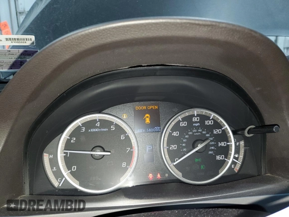 2014 Acura RDX Tech Pkg with VIN 5J8TB4H53EL018370, listed as a Copart auction lot 48123235 with 140,085 mi miles and Salvage Title. Bid and sale history available at carsss.com. Image 9.