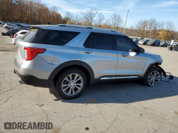 2023 Ford Explorer Limited with VIN 1FMSK8FH5PGB28987, listed as a Copart auction lot 76655474 with 10,996 mi miles and Salvage Title. Bid and sale history available at carsss.com. Image 3.