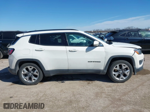 2021 Jeep Compass Limited with VIN 3C4NJCCBXMT573563, listed as a IAAI auction lot 41687325 with 75,768 mi miles and . Bid and sale history available at DreamBid. Image 13.