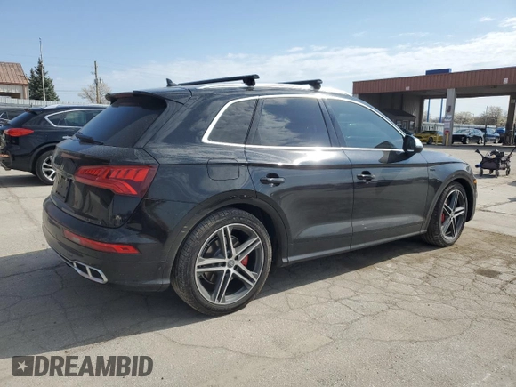2018 Audi SQ5 Prestige with VIN WA1C4AFY2J2094919, listed as a Copart auction lot 53244495 with Not Provided miles and Salvage Title. Bid and sale history available at DreamBid. Image 3.