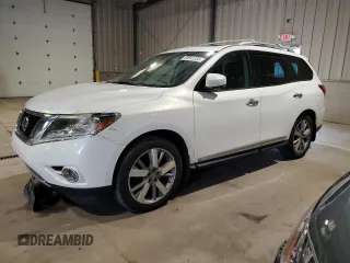 2014 Nissan Pathfinder S z VIN 5N1AR2MM8EC634385, wystawiony jako Copart lot #59541335 z przebiegiem 162 437 mil mil oraz Czysty tytuł • Clean title. Historia ofert i sprzedaży dostępna na DreamBid. Obrazek 1.