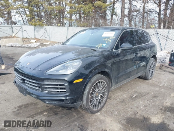 2019 Porsche Cayenne S z VIN WP1AB2AYXKDA62661, wystawiony jako IAAI lot #41622201 z przebiegiem 66 848 mil mil oraz . Historia ofert i sprzedaży dostępna na DreamBid. Obrazek 2.