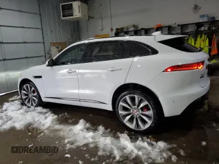 2019 Jaguar F-Pace S with VIN SADCM2FV4KA369008, listed as a Copart auction lot 43822355 with 45,408 mi miles and Salvage Title. Bid and sale history available at DreamBid. Image 2.