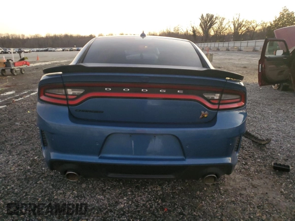 2022 Dodge Charger Scat Pack with VIN 2C3CDXGJ5NH193942, listed as a Copart auction lot 47988885 with 44,115 mi miles and Salvage Title. Bid and sale history available at carsss.com. Image 6.