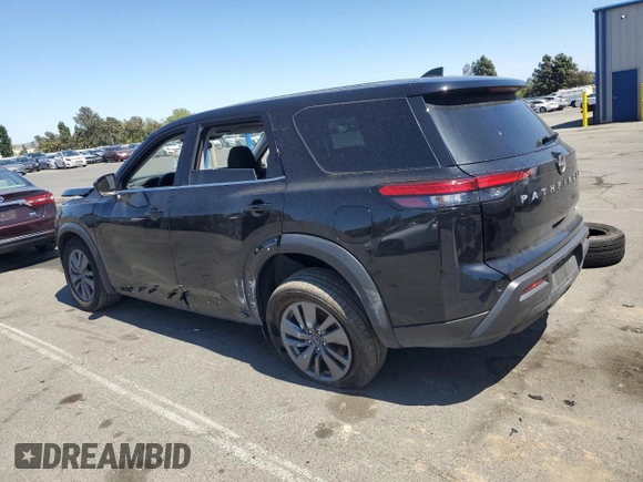 2023 Nissan Pathfinder S z VIN 5N1DR3AC4PC261640, wystawiony jako Copart lot #56339595 z przebiegiem 39 626 mil mil oraz Nie do naprawy • Non repairable. Historia ofert i sprzedaży dostępna na DreamBid. Obrazek 2.