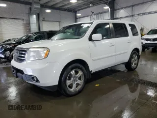 2012 Honda Pilot EX-L with VIN 5FNYF4H57CB070402, listed as a Copart auction lot 60508445 with 189,007 mi miles and Salvage title. Bid and sale history available at DreamBid. Image 1.