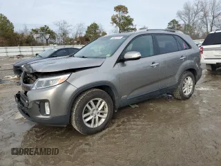 2014 Kia Sorento LX with VIN 5XYKTDA74EG461884, listed as a Copart auction lot 46021015 with 97,411 mi miles and Salvage Title. Bid and sale history available at carsss.com. Image 1.