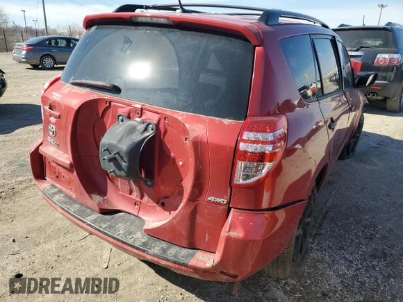 2012 Toyota RAV4 with VIN 2T3BF4DV0CW201756, listed as a Copart auction lot 46877485 with 0 mi miles and Clean Title. Bid and sale history available at carsss.com. Image 3.