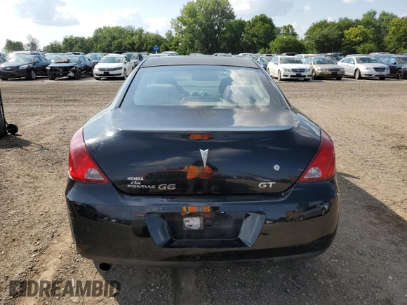 2007 Pontiac G6 GT with VIN 1G2ZH18N974237776, listed as a Copart auction lot 63620574 with 131,589 mi miles and Salvage title. Bid and sale history available at DreamBid. Image 6.