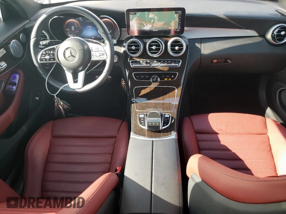 2023 Mercedes-Benz C 300 with VIN W1KWJ8DB2PG121153, listed as a Copart auction lot 63962614 with 15,194 mi miles and Salvage Title. Bid and sale history available at DreamBid. Image 8.
