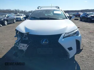2020 Lexus UX 250h F Sport with VIN JTHE9JBH9L2035843, listed as a IAAI auction lot 41633990 with 91,984 mi miles and . Bid and sale history available at DreamBid. Image 12.