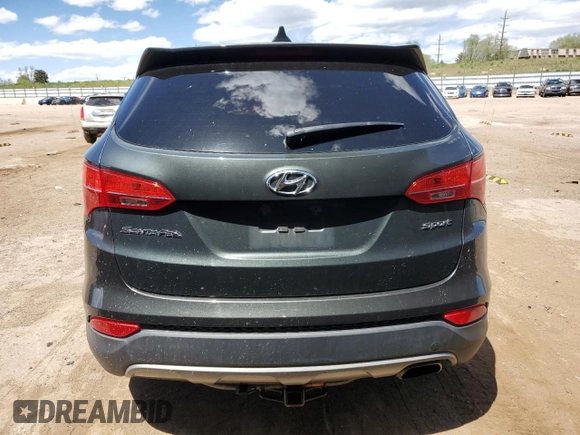 2013 Hyundai Santa Fe Sport z VIN 5XYZT3LB4DG043401, wystawiony jako Copart lot #57334645 z przebiegiem 117 985 mil mil oraz Czysty tytuł • Clean title. Historia ofert i sprzedaży dostępna na DreamBid. Obrazek 6.
