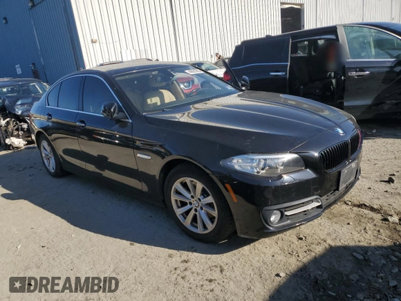 2015 BMW 5 Series 528i xDrive with VIN WBA5A7C53FG142911, listed as a Copart auction lot 49093285 with Not Provided miles and Salvage Title. Bid and sale history available at carsss.com. Image 4.