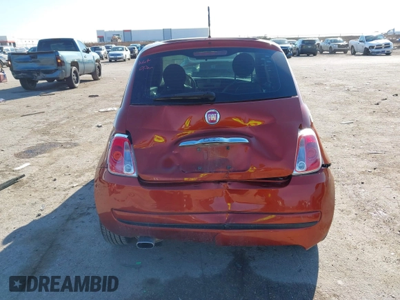 2014 FIAT 500 Pop with VIN 3C3CFFAR8ET169225, listed as a IAAI auction lot 41241741 with 126,860 mi miles. Bid and sale history available at carsss.com. Image 16.