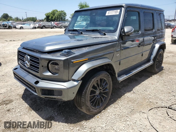 2021 Mercedes-Benz G 550 z VIN W1NYC6BJXMX382983, wystawiony jako Copart lot #61177185 z przebiegiem 22 835 mil mil oraz Szkoda całkowita • Salvage title. Historia ofert i sprzedaży dostępna na DreamBid. Obrazek 1.