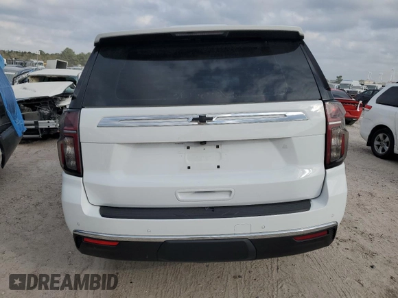 2022 Chevrolet Tahoe Commercial with VIN 1GNSCLED9NR301647, listed as a Copart auction lot 81709524 with 42,407 mi miles and Salvage title. Bid and sale history available at DreamBid. Image 6.