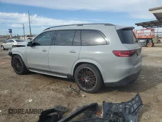 2024 Mercedes-Benz GLS 63 AMG with VIN 4JGFF8KE8RB072447, listed as a Copart auction lot 89404345 with 10,821 mi miles and Salvage title. Bid and sale history available at DreamBid. Image 2.