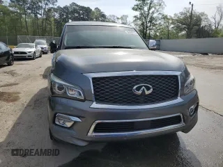 2016 Infiniti QX80 with VIN JN8AZ2NE8G9125817, listed as a Copart auction lot 50489715 with 114,369 mi miles and Salvage Title. Bid and sale history available at carsss.com. Image 5.