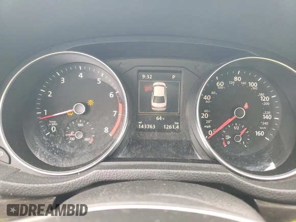 2016 Volkswagen Passat SEL with VIN 1VWCT7A39GC067109, listed as a Copart auction lot 54964775 with 143,763 mi miles and Salvage title. Bid and sale history available at DreamBid. Image 9.
