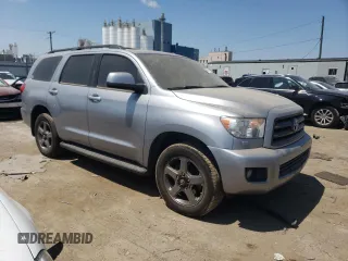 2011 Toyota Sequoia SR5 with VIN 5TDBY5G1XBS054676, listed as a Copart auction lot 64654794 with 203,823 mi miles and Salvage Title. Bid and sale history available at carsss.com. Image 4.