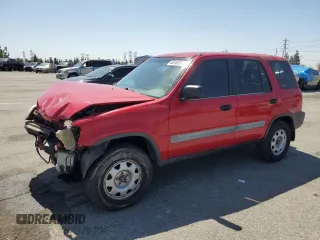 2001 Honda CR-V LX with VIN JHLRD28481S015286, listed as a Copart auction lot 52452615 with 181,830 mi miles and Salvage Title. Bid and sale history available at carsss.com. Image 1.